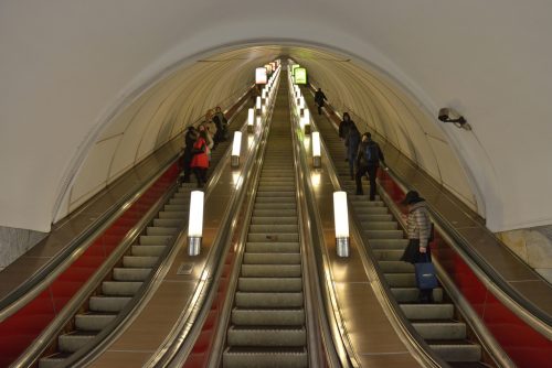 Station de métro Narvskaïa, Saint-Pétersbourg, Russie