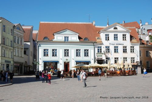 Place de l’Hôtel de Ville, Tallinn, Estonie