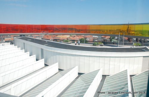 Vue du toit du Musée des arts d’Aarhus, Danemark