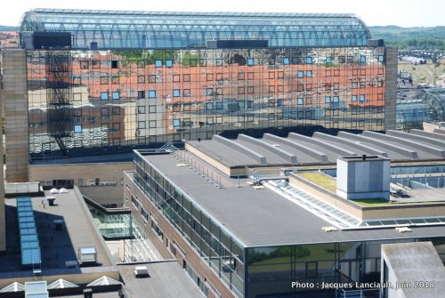 Vue du toit du Musée des arts d’Aarhus, Danemark