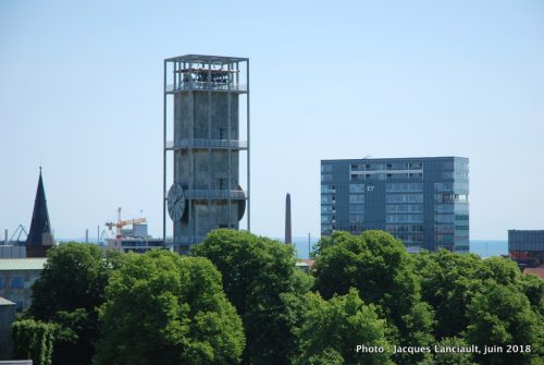 Vue du toit du Musée des arts d’Aarhus, Danemark