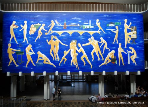 Murale de l’Hôtel de Ville d’Aarhus, Danemark