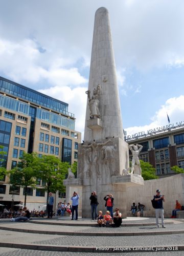 Monument National, Place du Dam, Amsterdam, Pays-Bas