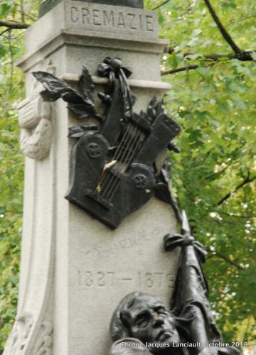 Monument Louis-Octave Crémazie, Louis-Philippe Hébert, Montréal, Québec