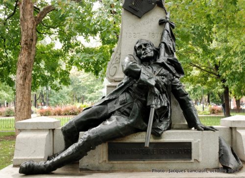 Monument Louis-Octave Crémazie, Louis-Philippe Hébert, Montréal, Québec