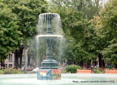 Fontaine du carré Saint-Louis, Montréal, Québec
