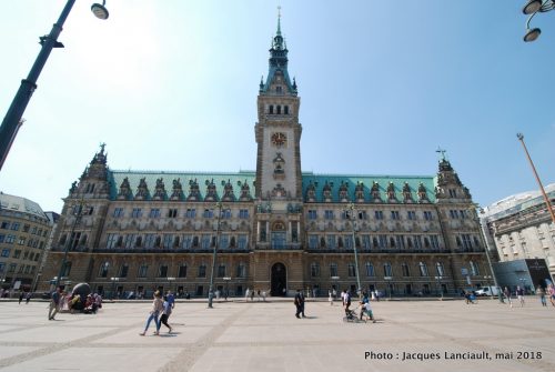 Hôtel de Ville, Hambourg, Allemagne