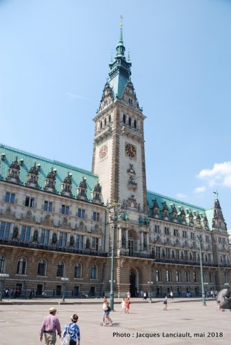 Hôtel de Ville, Hambourg, Allemagne