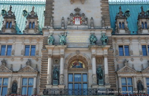Hôtel de Ville, Hambourg, Allemagne