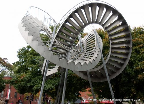 Révolutions, Michel de Broin, parc Maisonneuve-Cartier, Montréal, Québec