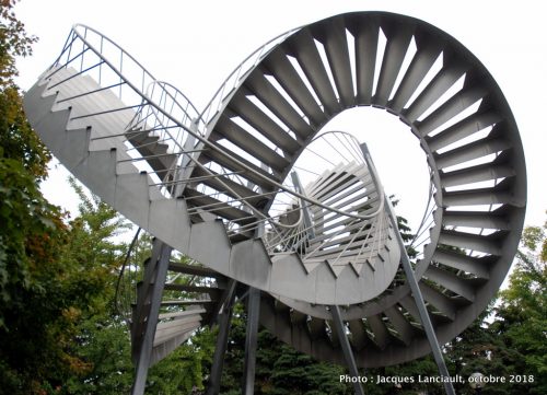 Révolutions, Michel de Broin, parc Maisonneuve-Cartier, Montréal, Québec