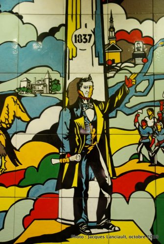 Les Patriotes de 1837-1838, Jean Cartier et George Juhasz, station de métro Papineau, Montréal, Québec