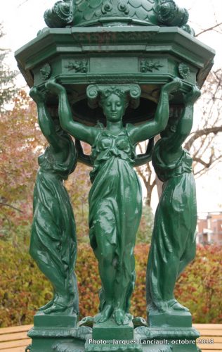 Fontaine Wallace, rue Cartier, Québec