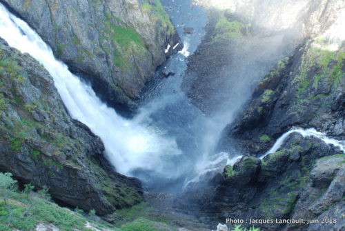Cascade de Vøringsfossen, Eidfjord, Norvège