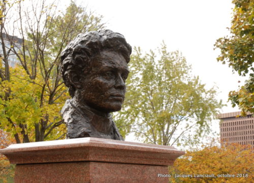 Émile Nelligan, Allée des poètes, parc de l’Esplanade, Québec