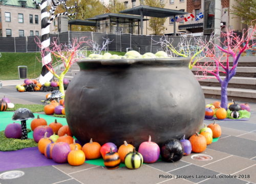 Halloween 2018, place de l’Hôtel de Ville, Québec
