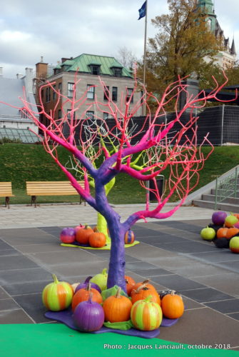 Halloween 2018, place de l’Hôtel de Ville, Québec