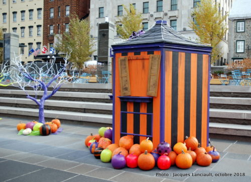 Halloween 2018, place de l’Hôtel de Ville, Québec