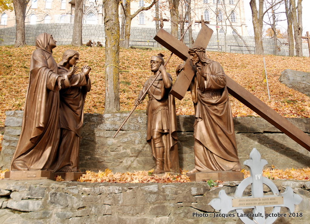 Chemin de croix, sanctuaire de Sainte-Anne-de-Beaupré, Québec