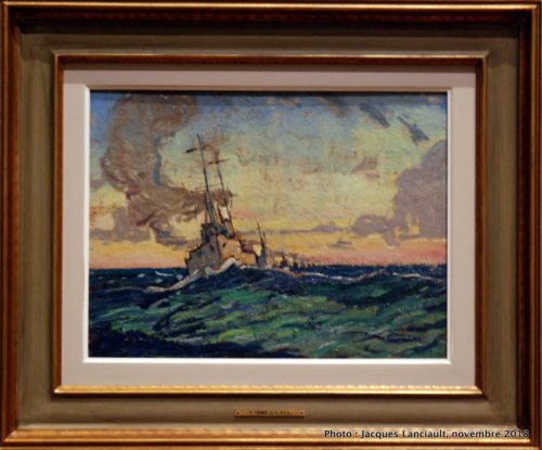 Dragueurs de mines aux large, Musée des beaux-arts du Canada, Ottawa, Ontario