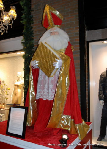 Saint Nicolas, évêque de Myre, parcours des pères Noël du Centre de commerce mondial de Montréal