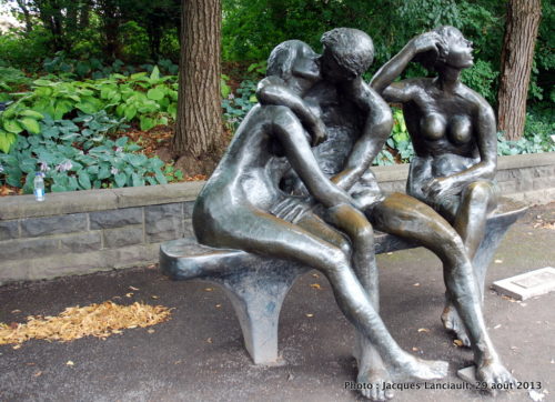 Le banc des amoureux, Jardin botanique de Montréal, Québec