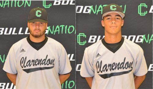 Tommy Reyes-Cruz et Zachary Gagnon, Clarendon College