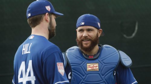 Rich Hill et Russell Martin