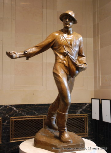 Le Semeur, Alfred Laliberté, Hôtel de Ville de Montréal, Québec