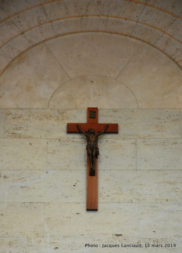 Crucifix de la salle du conseil, Hôtel de Ville de Montréal, Québec