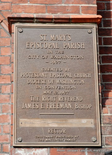 St. Mary’s Episcopal Church, Washington D.C., États-Unis