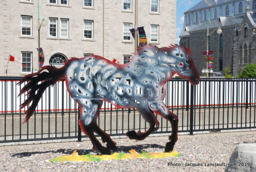 Chevaux au galop, Joe Fafard, Musée des beaux-arts du Canada, Ottawa, Ontario