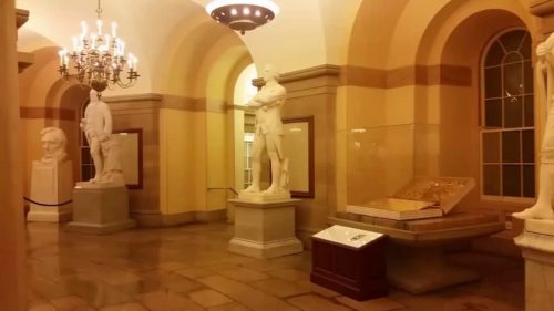 Crypte, Capitole des États-Unis, Washington D.C., États-Unis 