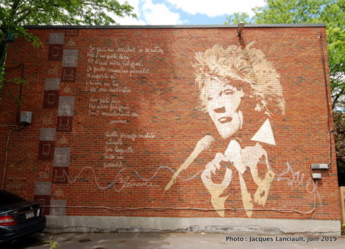 Hommage à Clémence DesRochers, Montréal, Québec