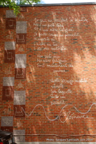 Hommage à Clémence DesRochers, Montréal, Québec