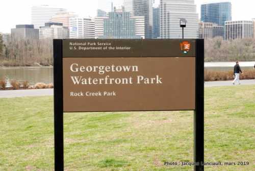 Georgetown Waterfront Park, Washington D.C., États-Unis