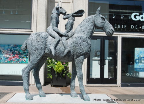 Lovers on Horseback, Sophie Ryder, Montréal, Québec