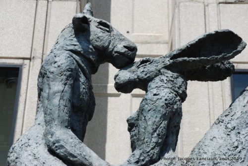 Lovers on Horseback, Sophie Ryder, Montréal, Québec