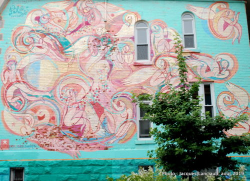 L’euphorie des sages, rue de Bullion, Montréal, Québec