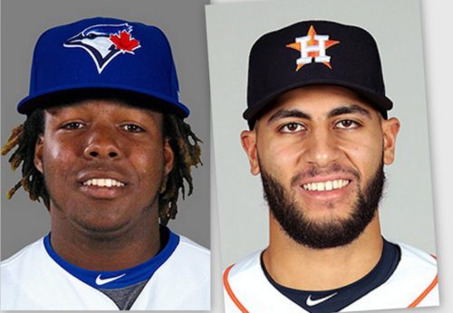 Vladimir Guerrero jr et Abraham Toro-Hernandez