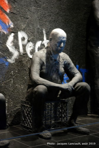 Mur de graffitis, George Segal, MBAM, Montréal, Québec