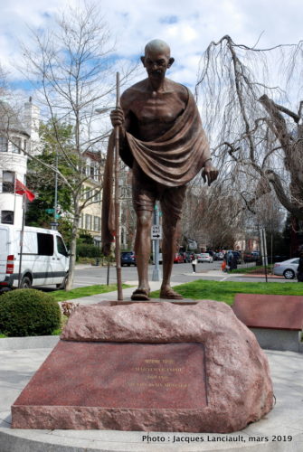 Mémorial au Mahatma Gandhi, Washington D.C., États-Unis