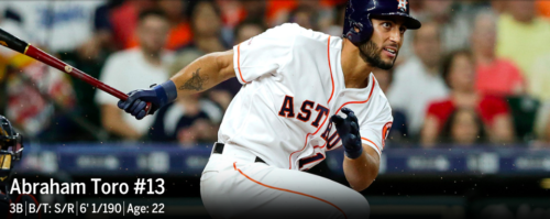 Abraham Toro-Hernandez, Astros de Houston