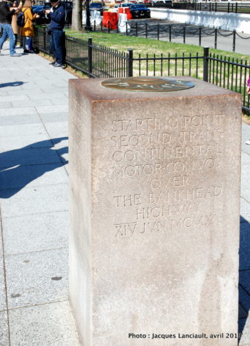 Zero Milestone, Washington D.C., États-Unis
