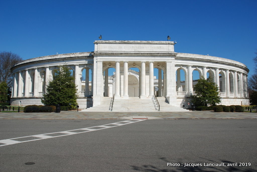 Amphithéâtre du cimetière national d’Arlington, Arlington, Virginie, États-Unis