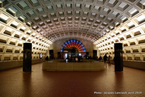 Station de métro Gallery Place, Washington D.C., États-Unis