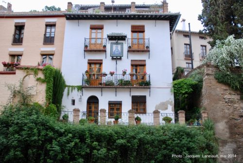 Rio Darro, Grenade, Andalousie, Espagne