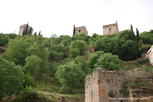 Carrera del Darro, Grenade, Andalousie, Espagne