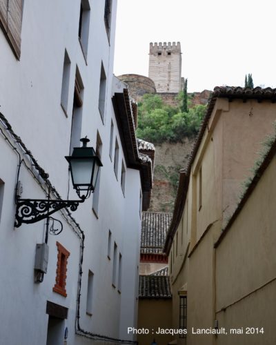 Carrera del Darro, Grenade, Andalousie, Espagne