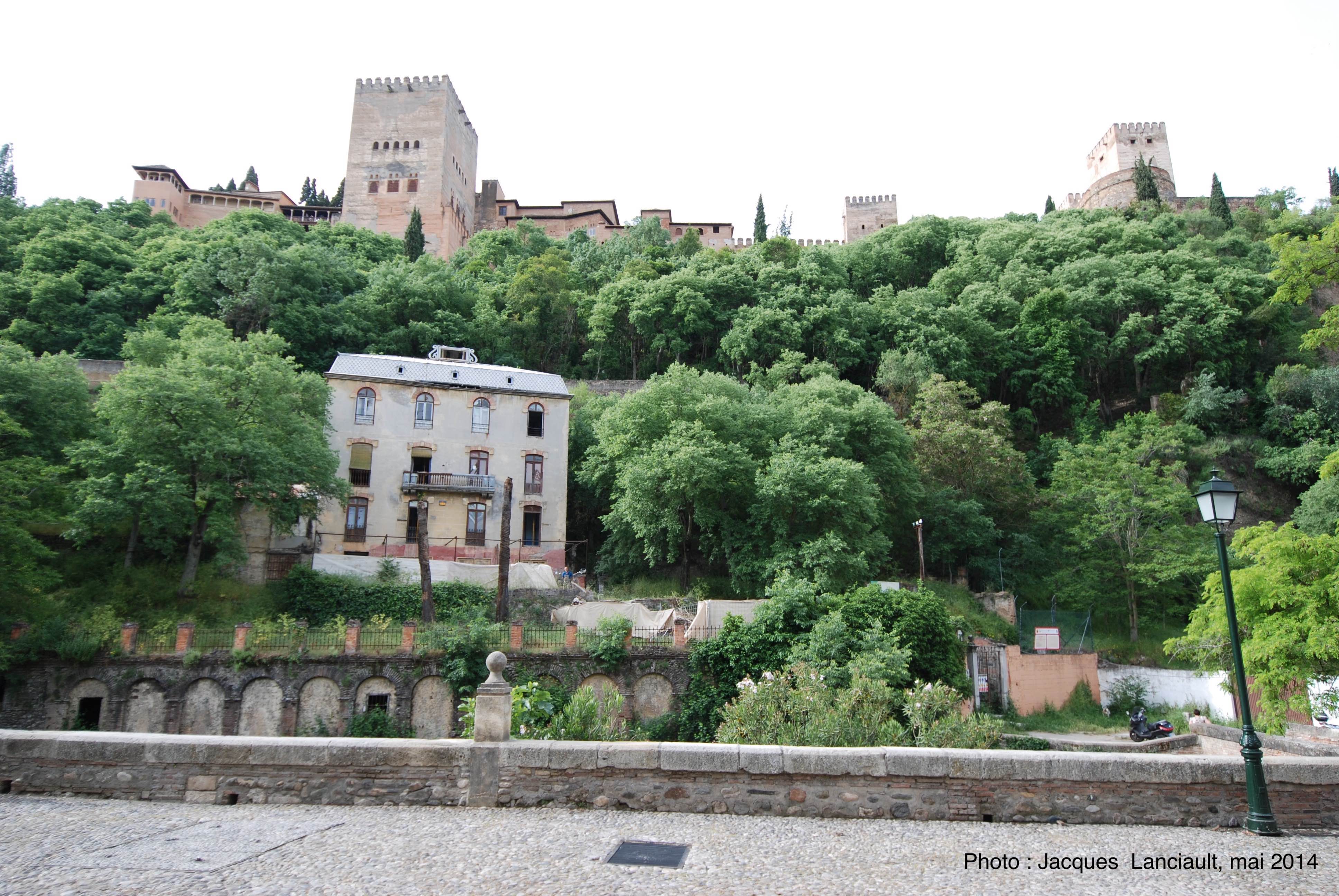 Carerra rio del Darro, Grenade, Andalousie, Espagne